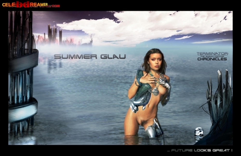 Summer Glau Fake Nude Beach - Summer Glau naked pictures